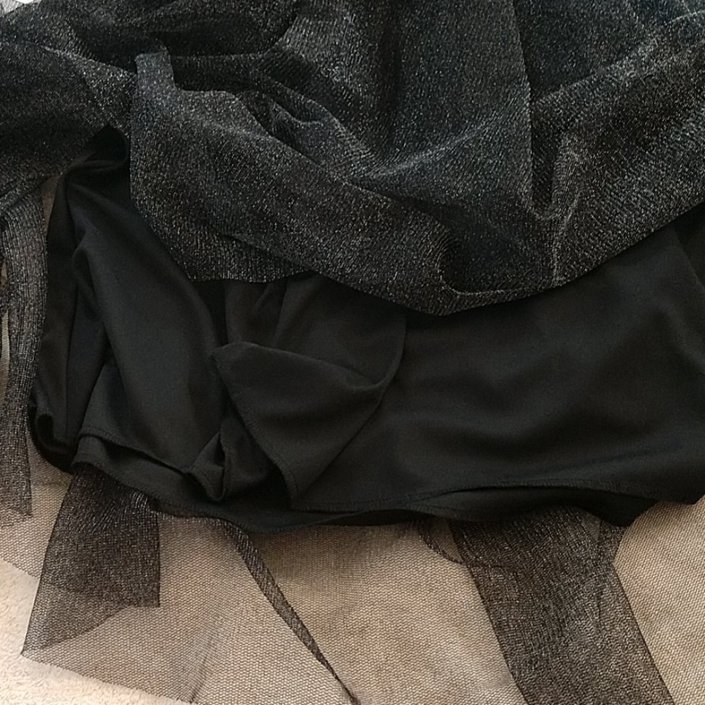 Sangria Fitted Black Dress Size 12 - Picture 10 of 12
